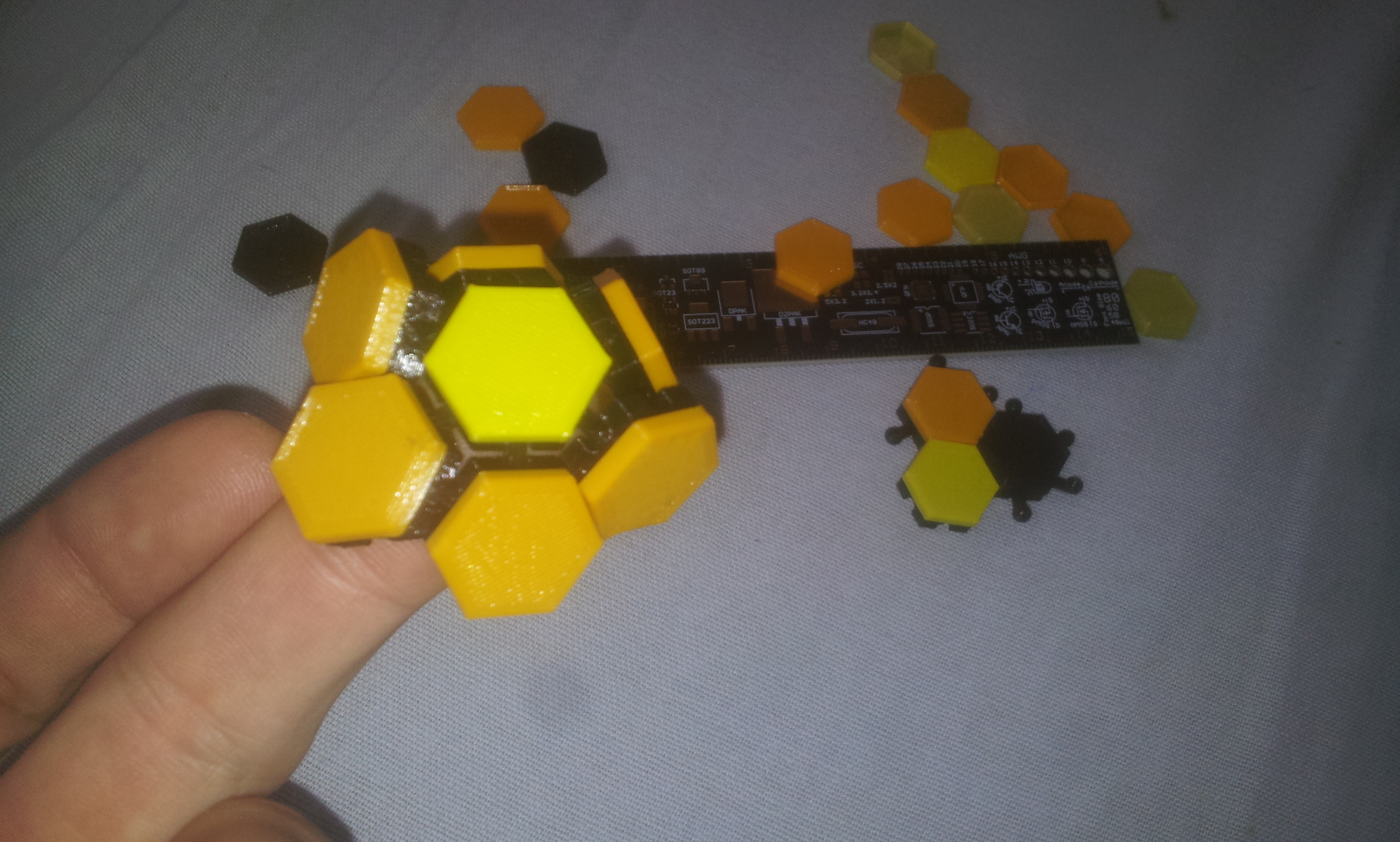 HEXaTRiX FleX Fabric V2, Flexile, Color Customizable, Modificable, AntiStress Fidget