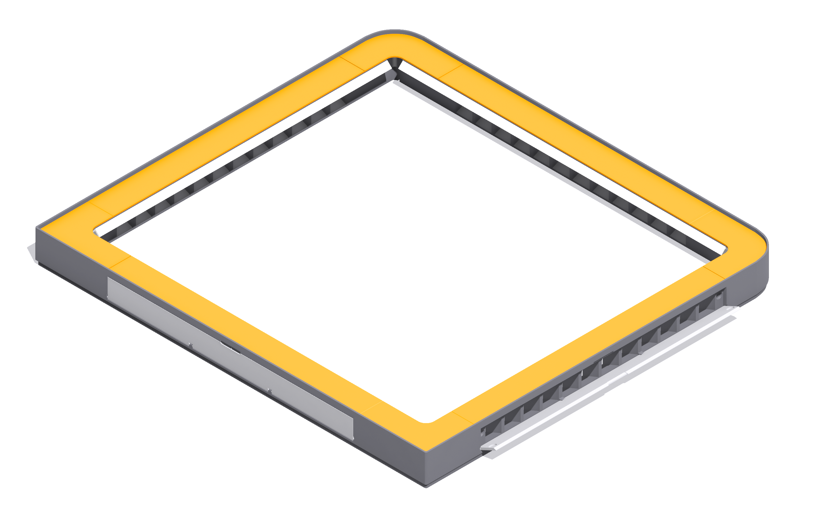 L-Riser for Bambu X1 & P1S with vents and LED