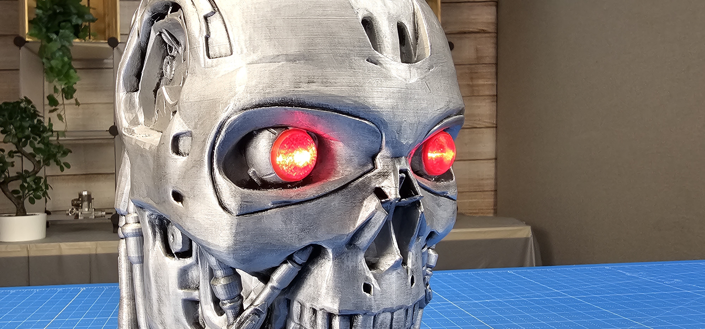 T800 Smooth Terminator Endoskull Printable WithBase (not ExoSkull