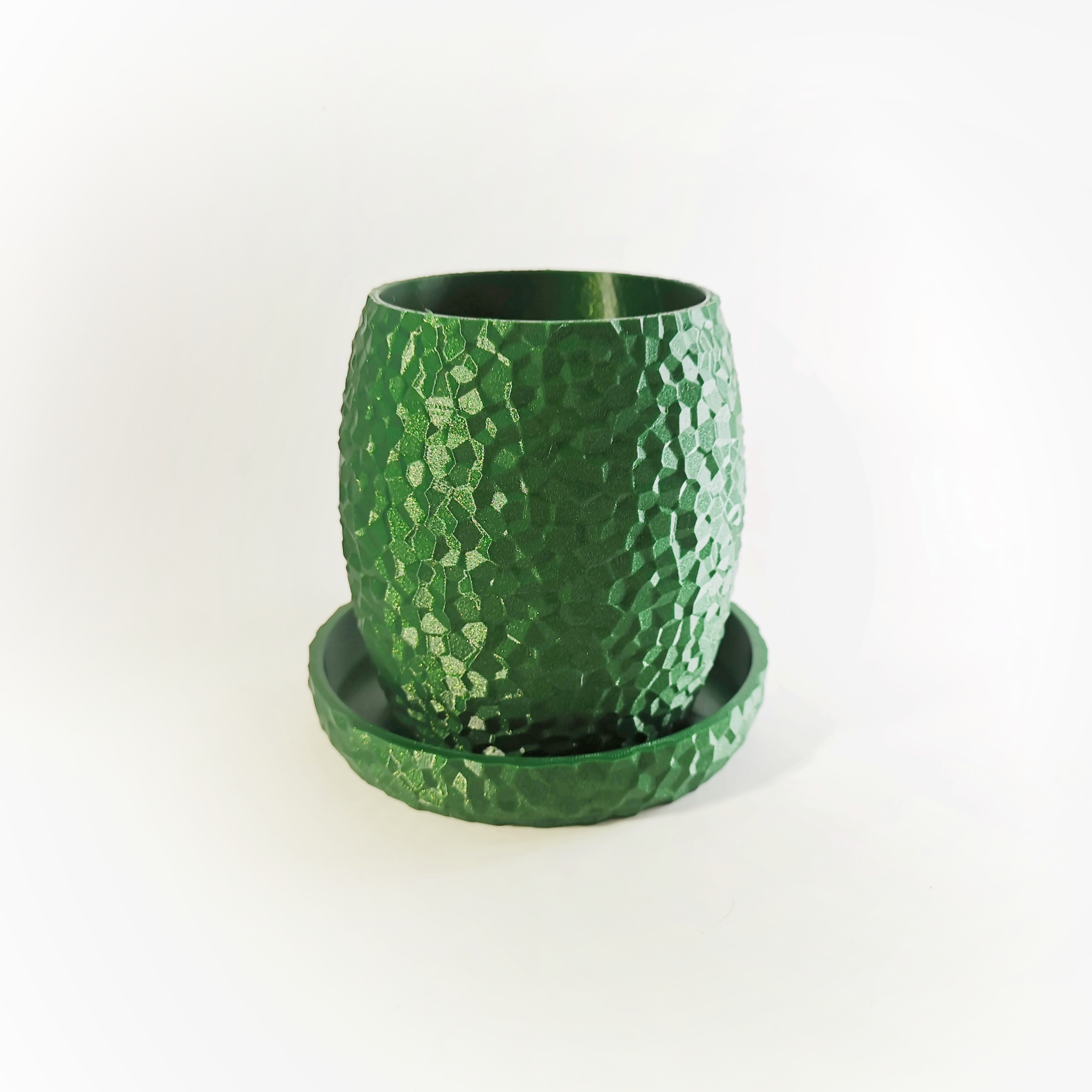 Pyrite Flowerpot #2 with Tray
