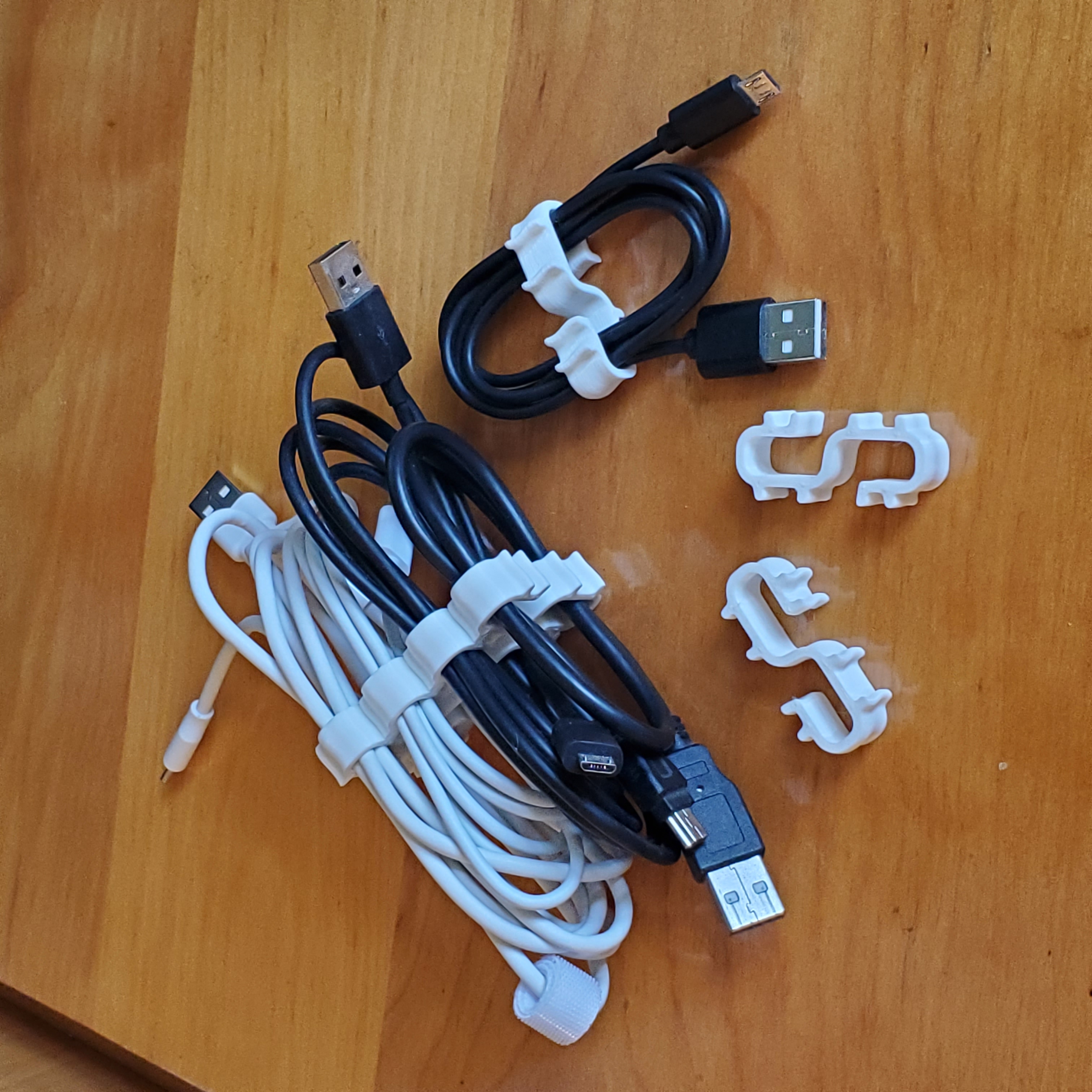 Stackable Cable Organizer Clips