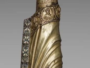 Gilded Arm Reliquary Statue