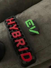 Hybrid & EV (Electric Vehicle) Car Badge Emblems