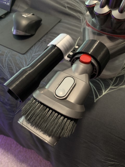 Dyson V8 Nozzle Attachment Holder by SpicyLimes | Download free STL ...