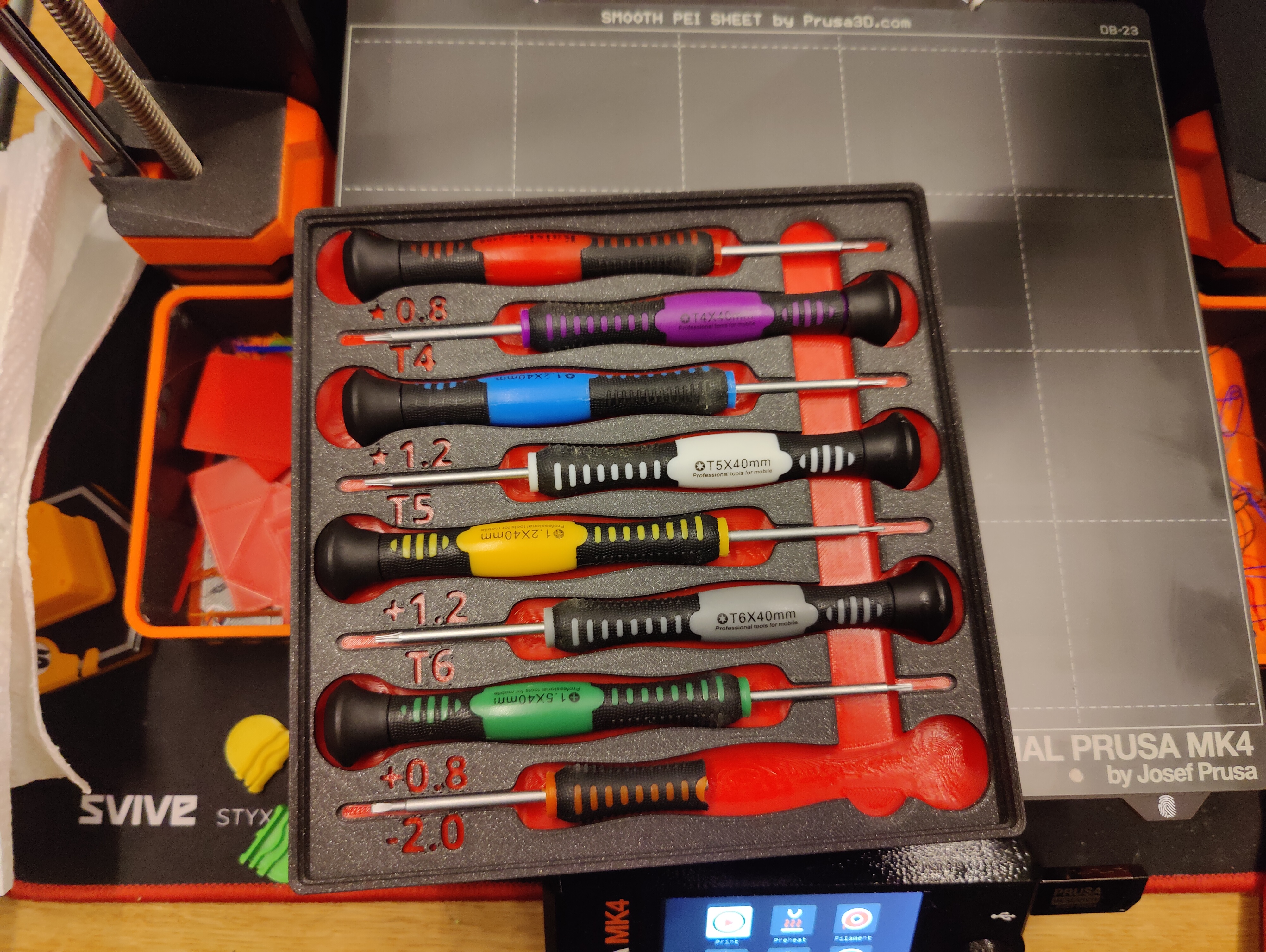 Miniatura 5 do modelo 3D Gridfinity - mini screwdriver bin