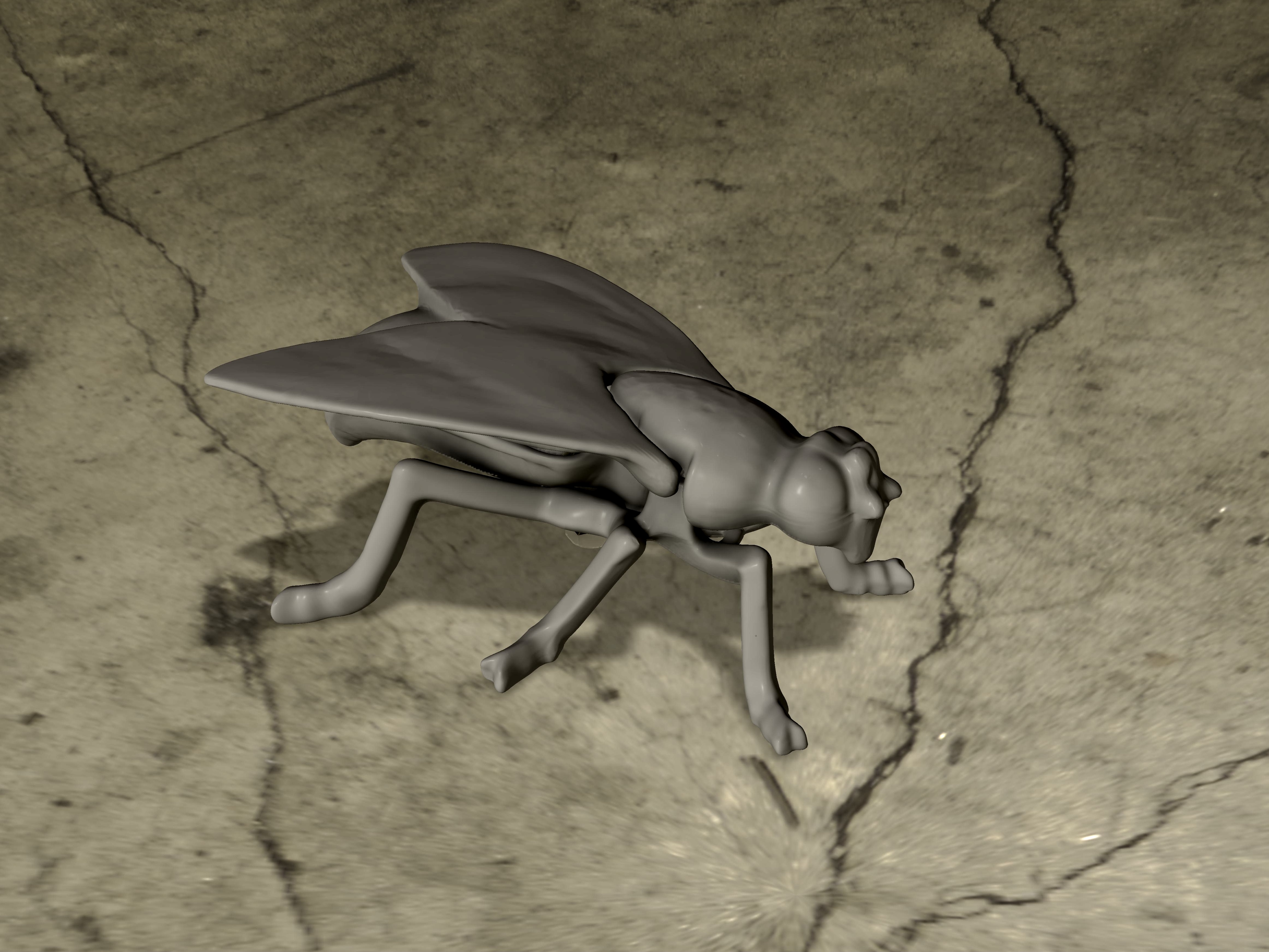 Miniatura 4 do modelo 3D The Fly