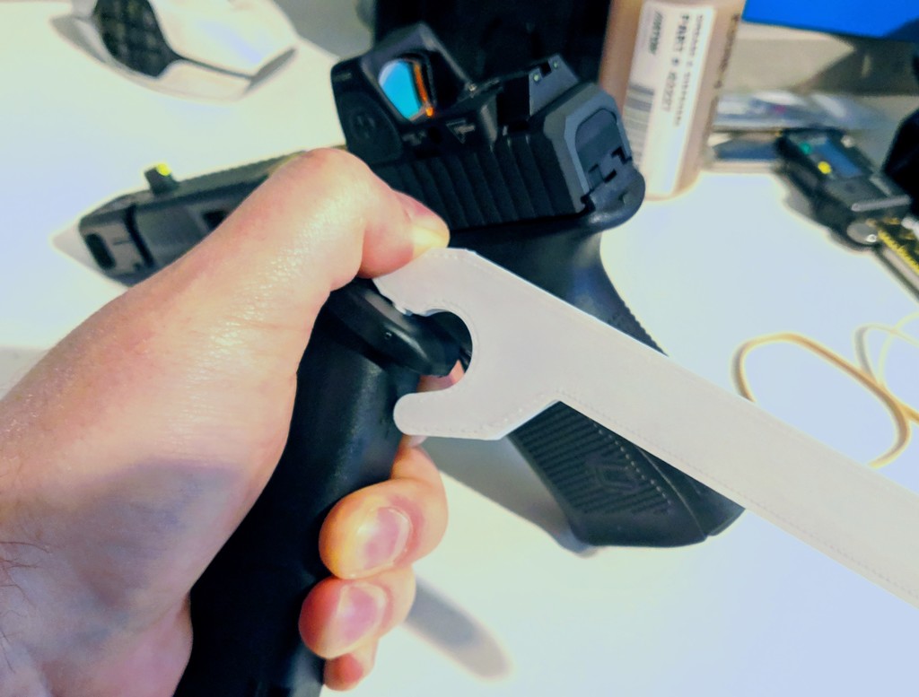 Glock Magazine Base Pad Removal Tool