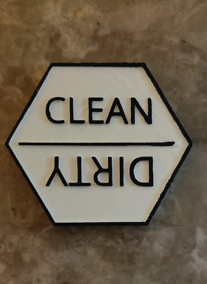 Dishwasher Sign by Joe Download free STL model