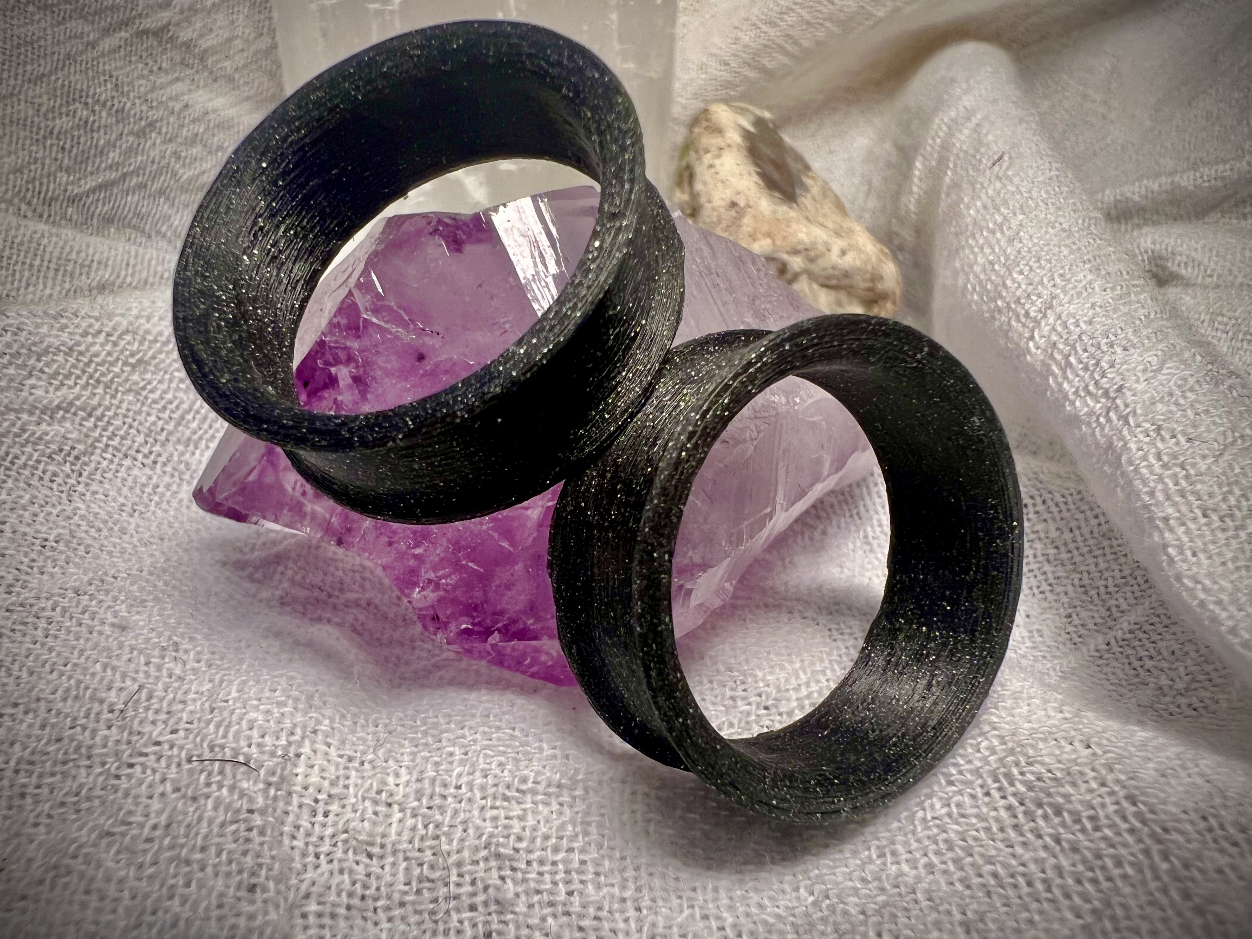 Parametric flesh tunnel double flared (earring)
