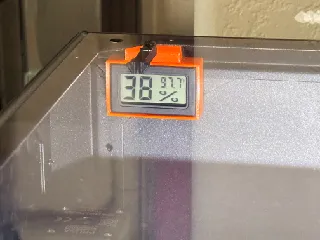 Hygrometer mounting frame for Prusa Core One L