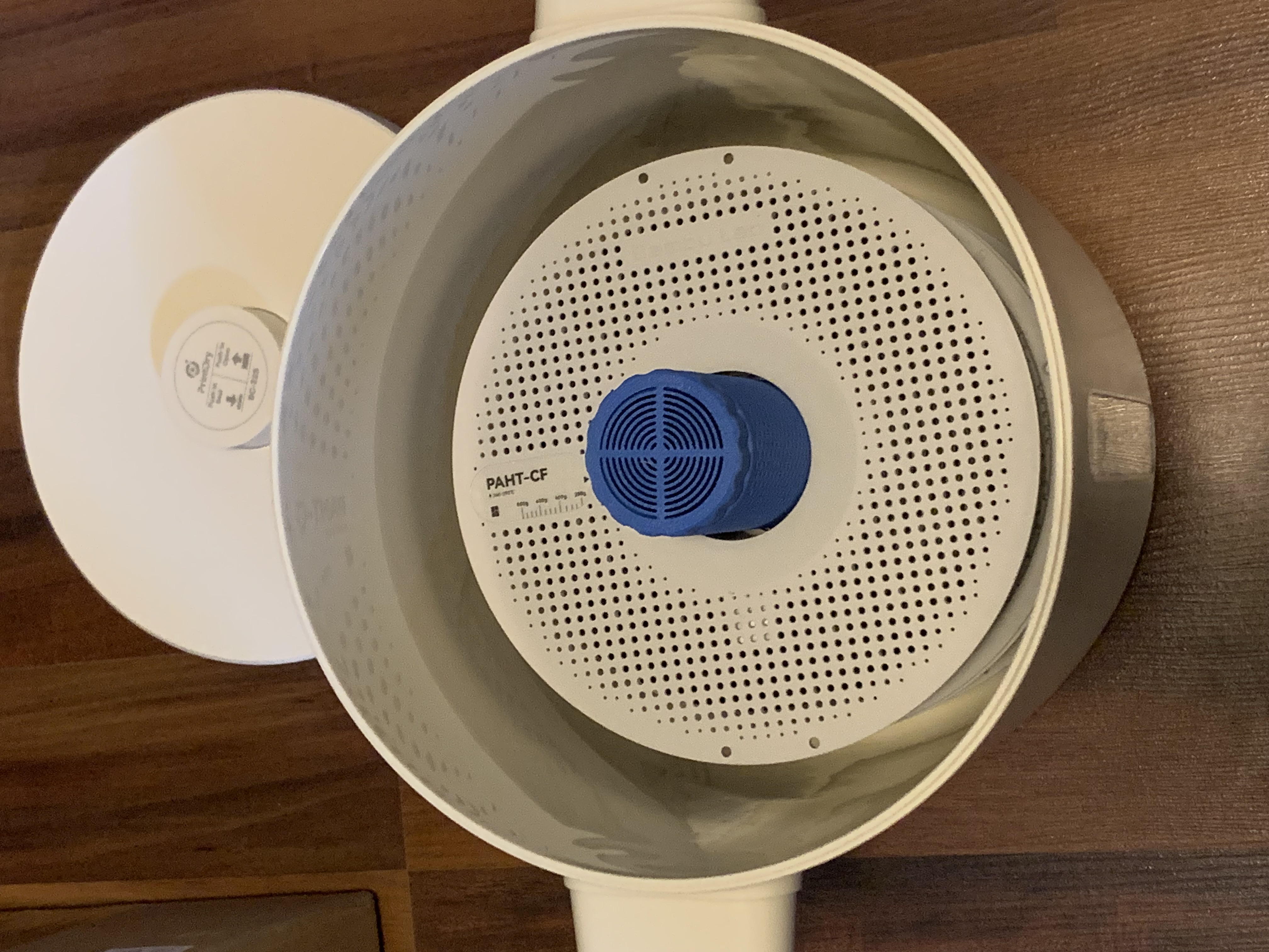 PrintDry Smart Vacuum Filament Container Dessicant Holder by Kris Anderson Download free STL