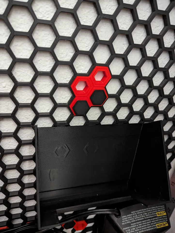 Honeycomb Wall Black and Decker 40V Charger by dereki22, Download free STL  model