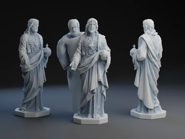 New and Improved Low Poly Jesus