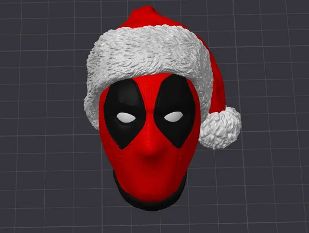 Coloured Christmas Deadpool Bauble
