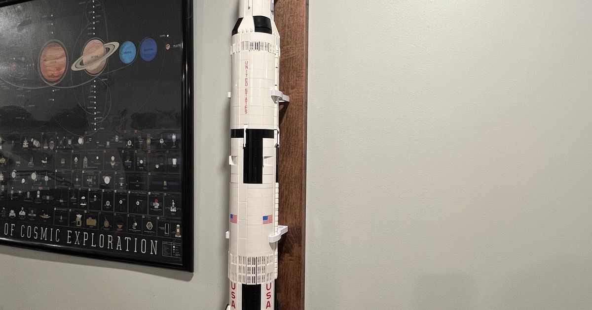 Lego Saturn V Mounting brackets by niklasm | Download free STL model ...