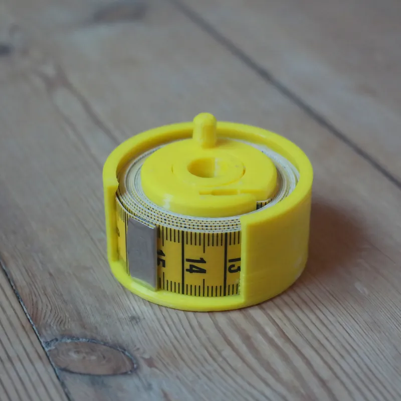 Soft Tape Measure Spool Remix - Parametric by codysechelski