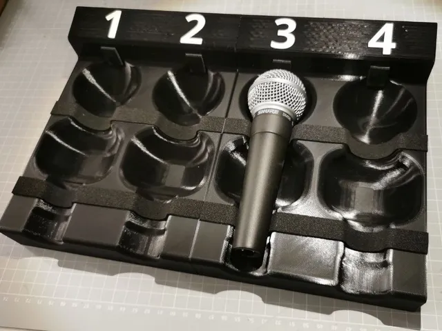 Shure SM58 Stage Microphone Floor Tray