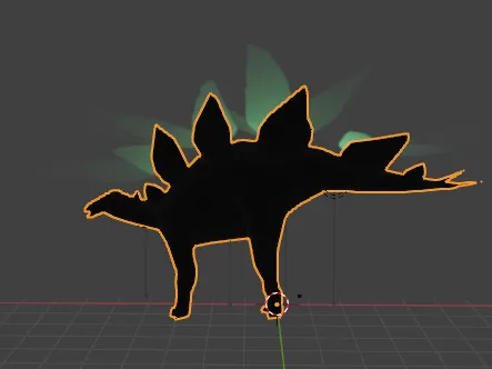 Stegosaurus Light Wall Hanger