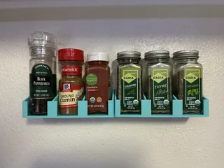 Spice rack for 4oz square spice jars by quickvibes, Download free STL  model