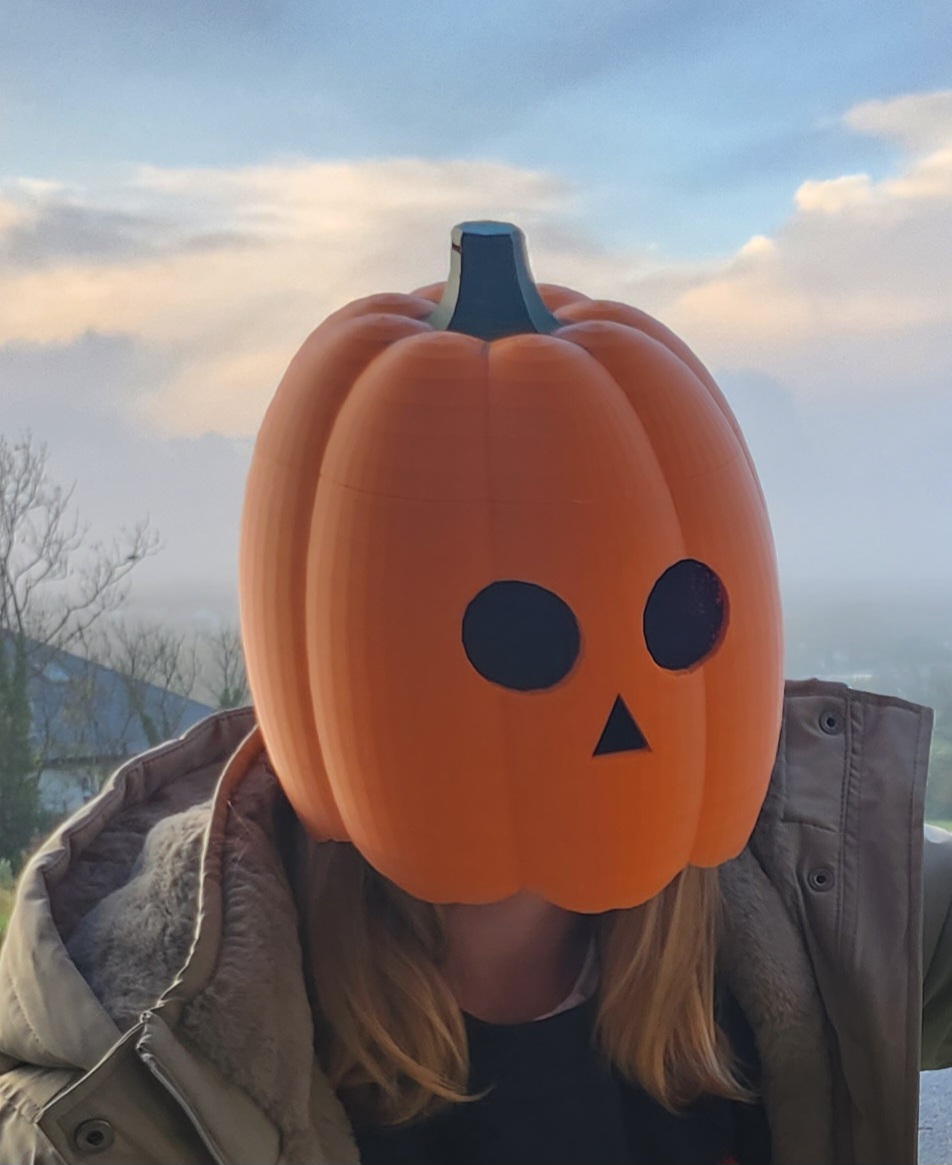 Wearable Pumpkin Mask