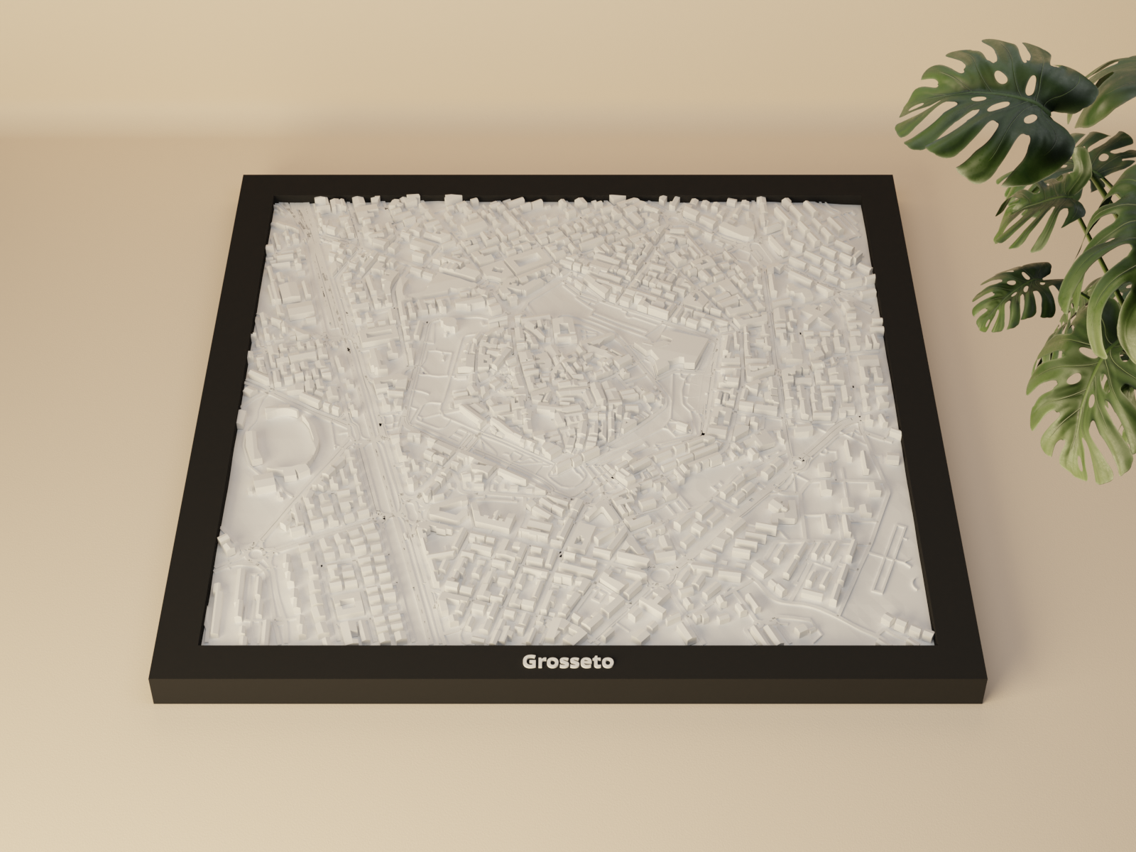 Grosseto, Italy - 3D Miniature