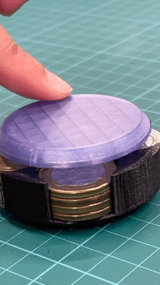 SGD Coin CANister EDC coin holder puck