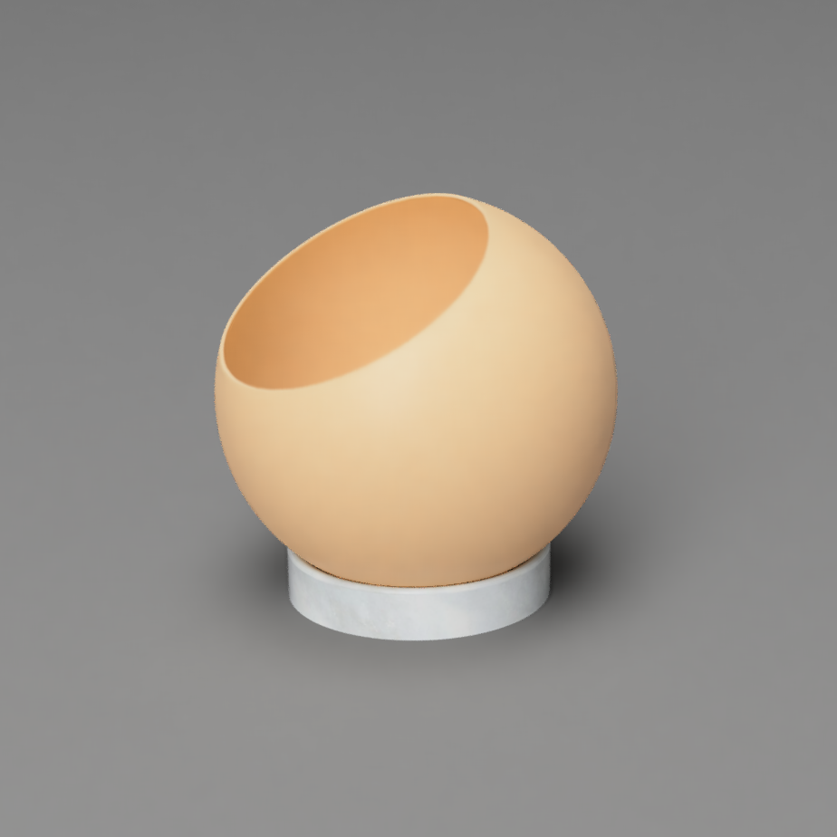 Miniatura 2 do modelo 3D Spherical Flower Pot