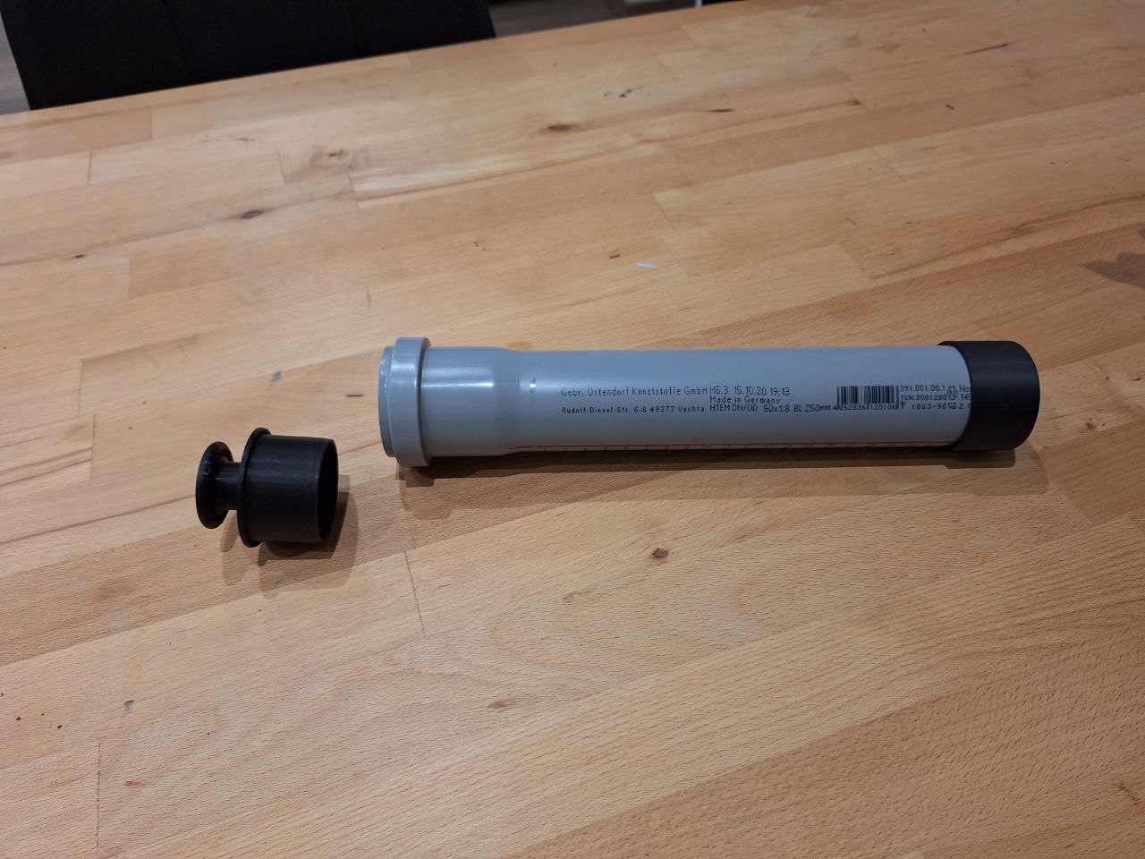 Behälter aus HT-Rohr (50/75mm)