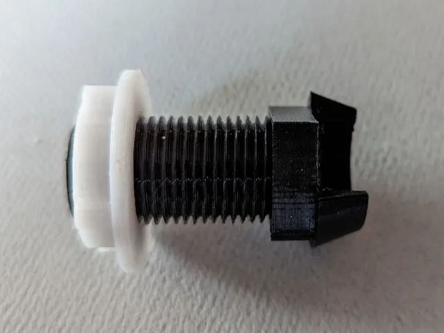 Kohler toilet trip-lever bushing & nut