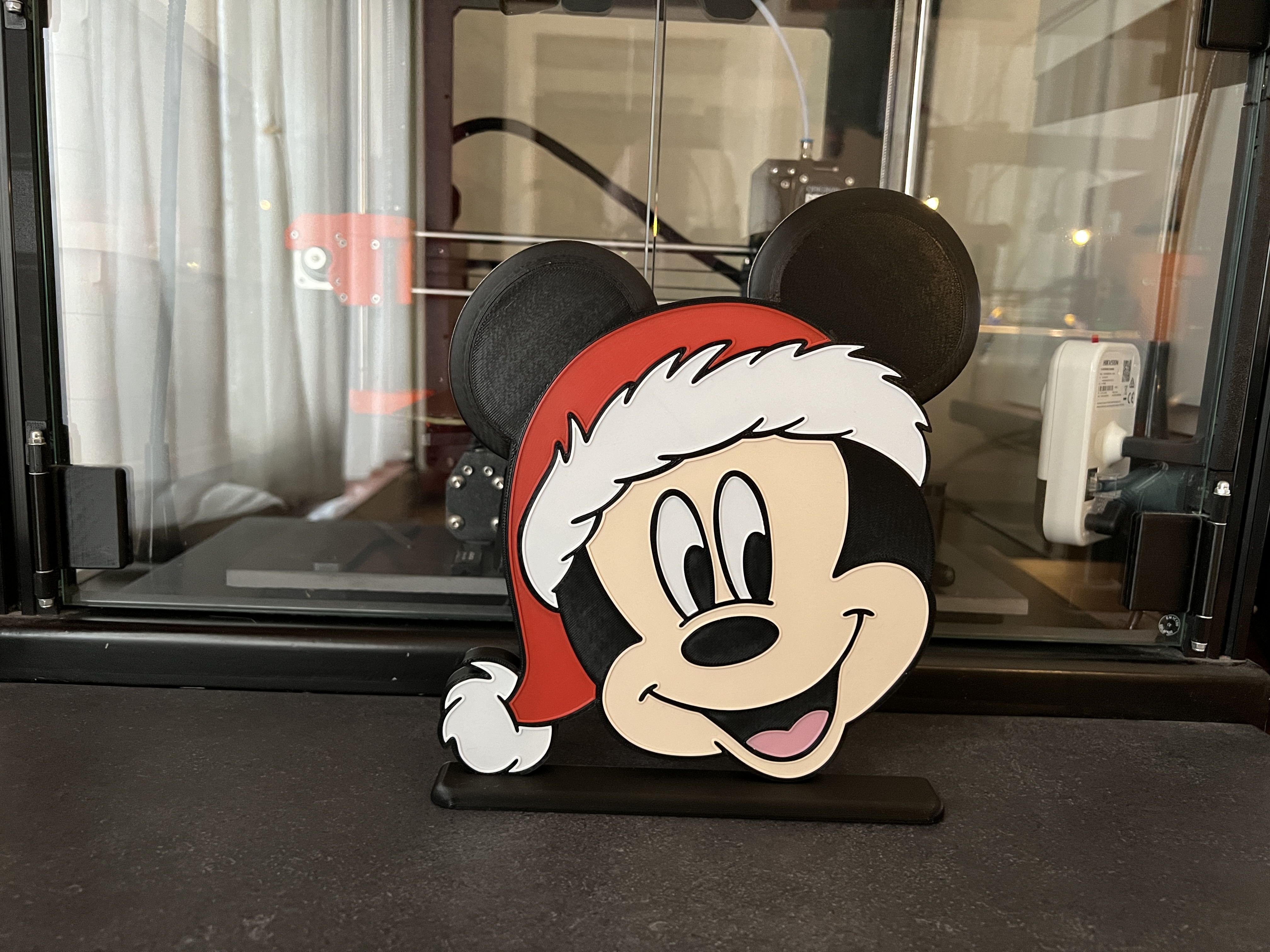 Mickey Mouse Christmas window ornament