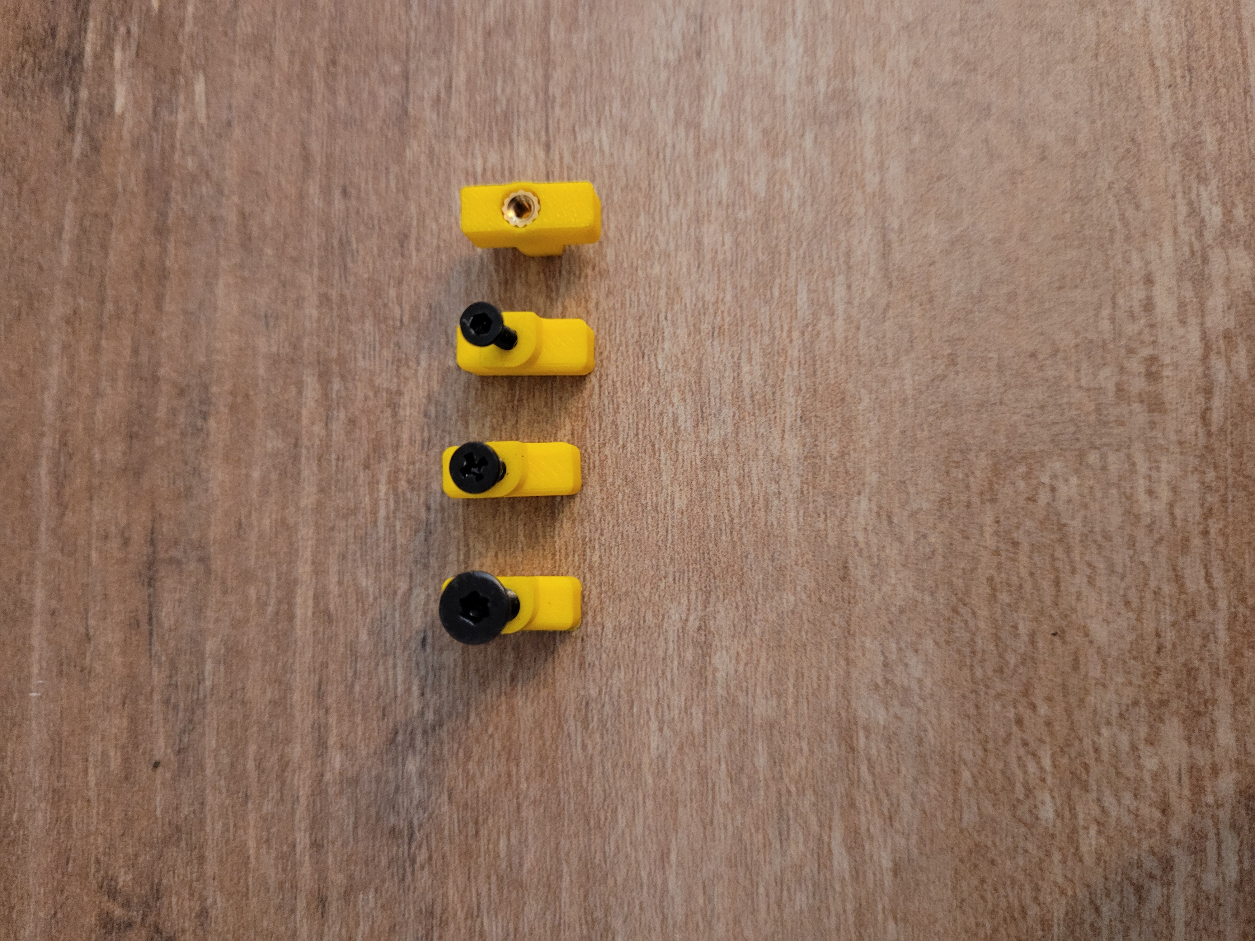 Skadis T-Nut OpenSCAD, M2, M2.5, M3, Heat Insert