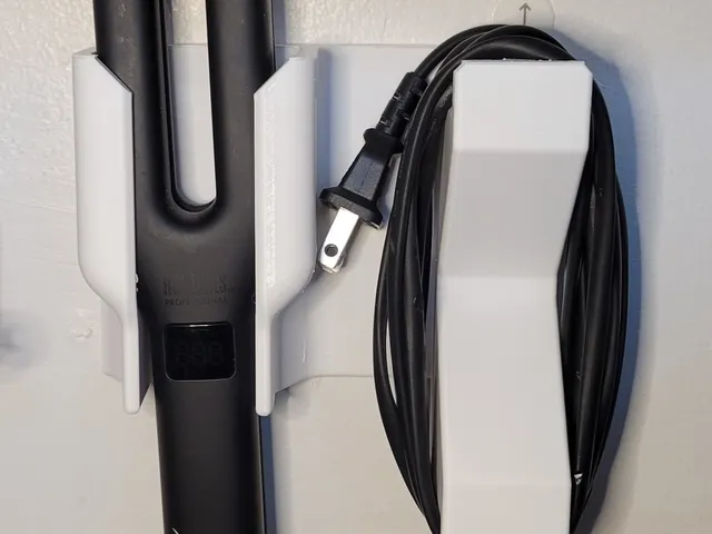 Hot tools double plate flat iron storage