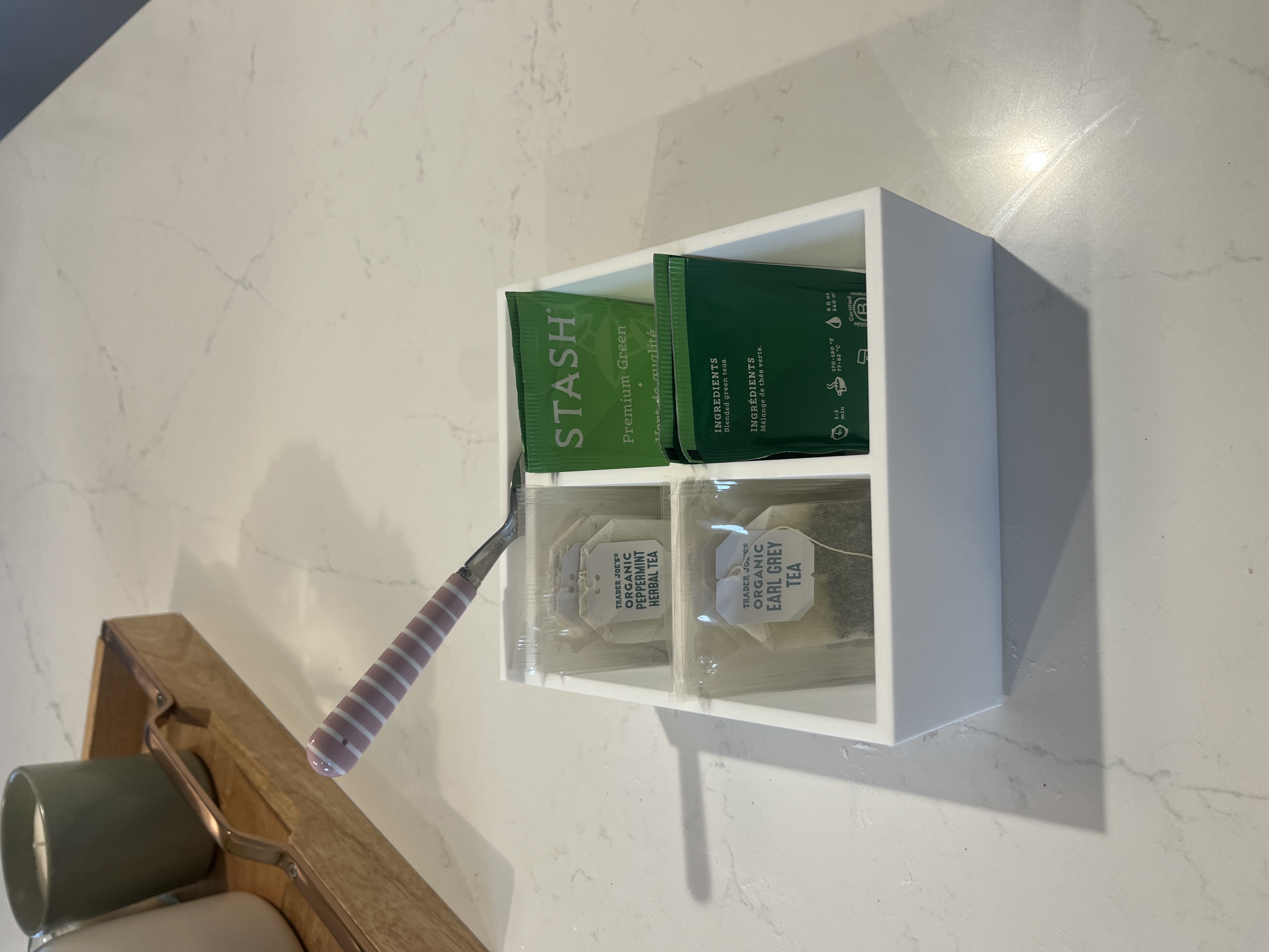 a box...for tea bags