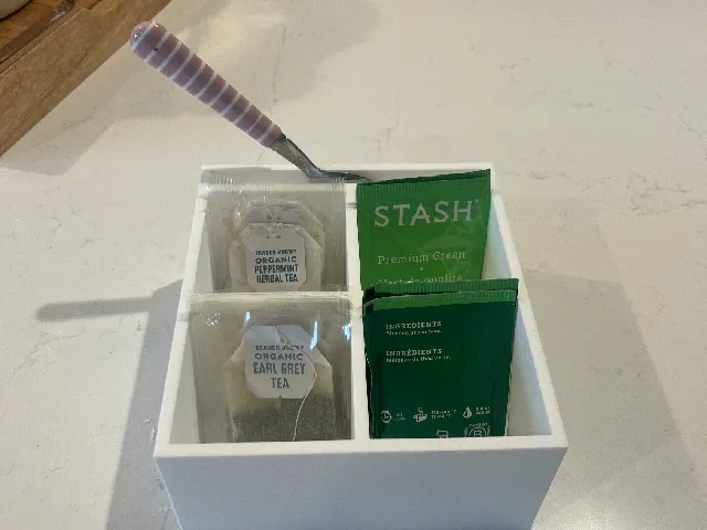 a box...for tea bags