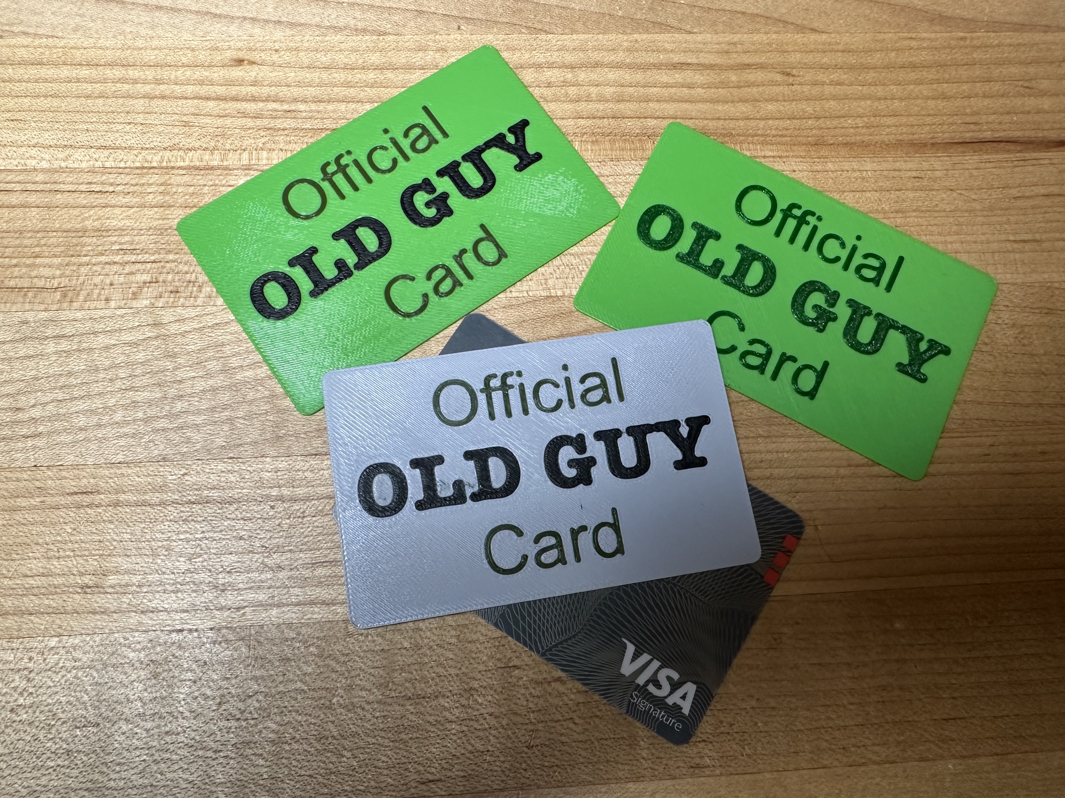 Official Old Guy Card