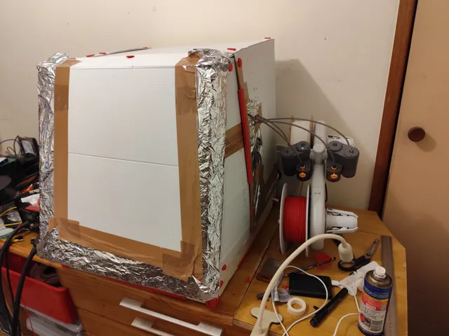 Corflute printer enclosure