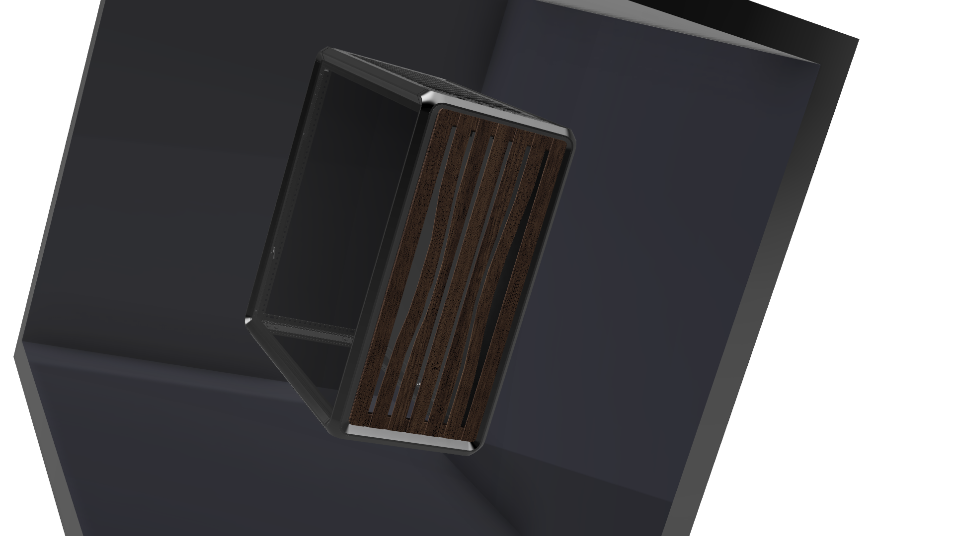 Wood front panel for Cooler Master MasterFrame 600