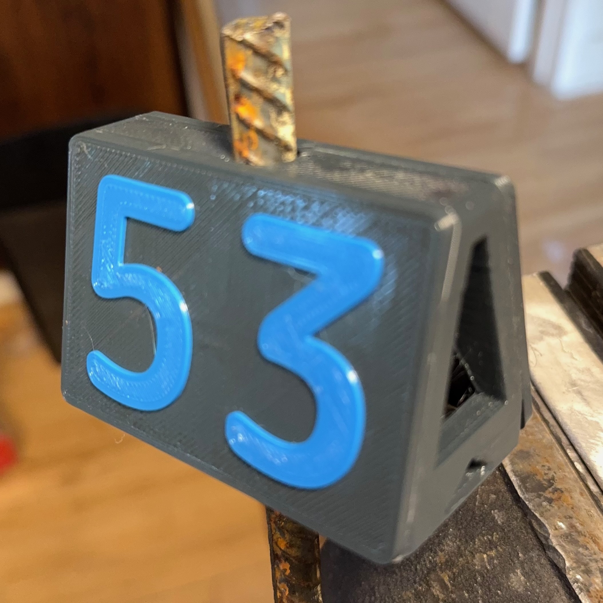 number plates for garden