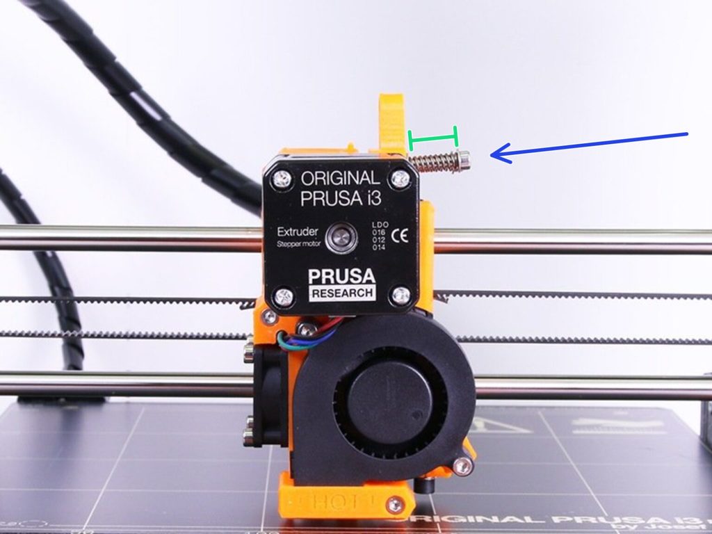 MK2S idler adjustment tool for PLA and TPU