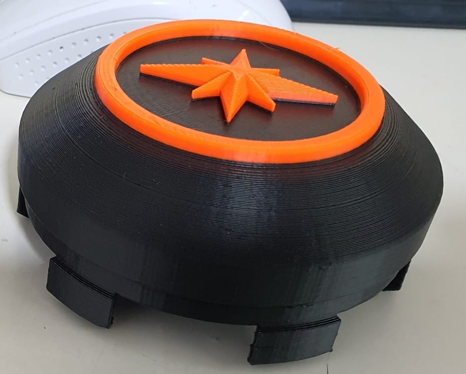 Polaris RZR star logo wheel cap for Pro armor wheel Made of ASA