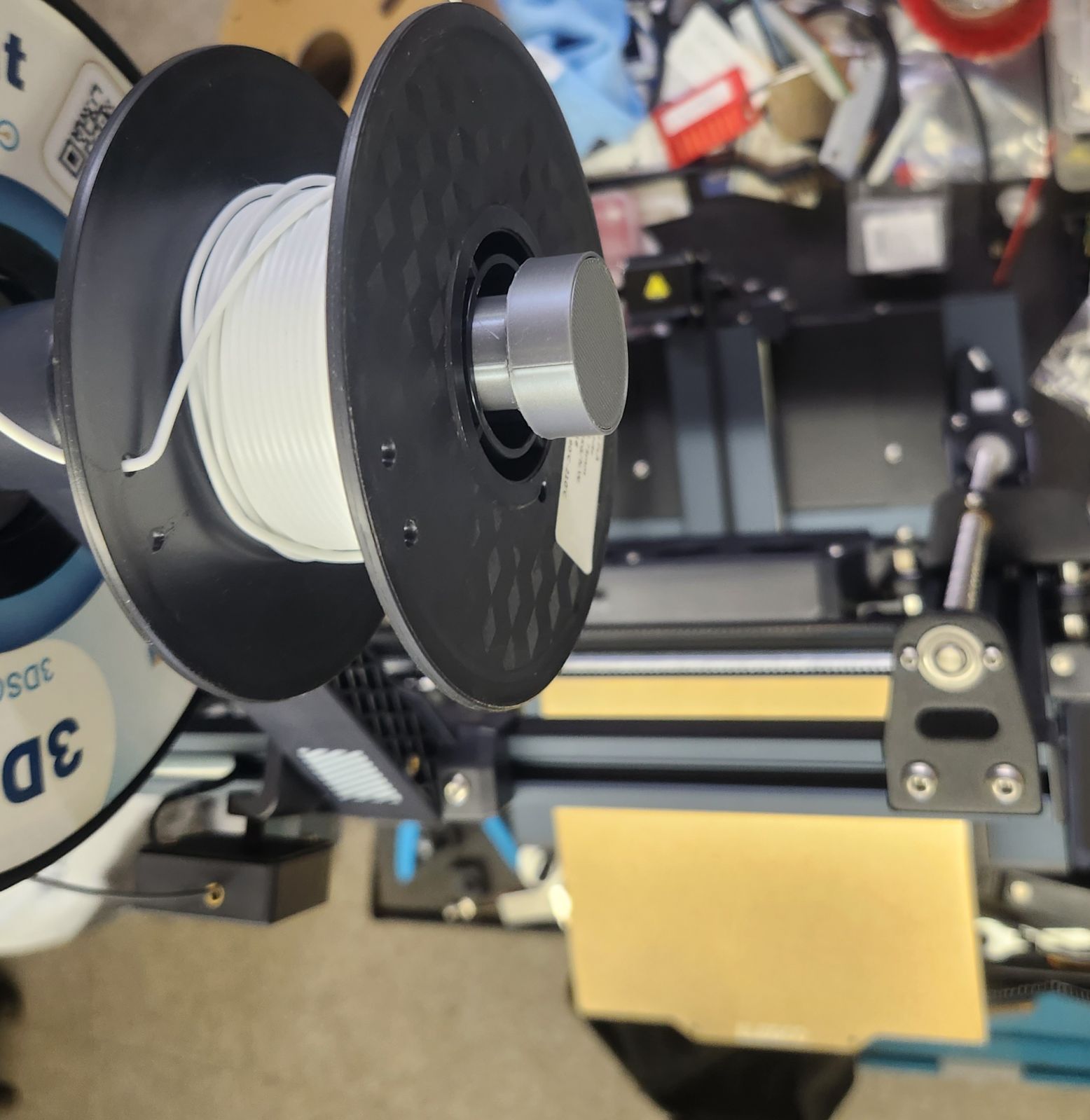 Elegoo Neptune 4 or 3/Pro/Plus/Max Small Spool Holder 3D model thumbnail