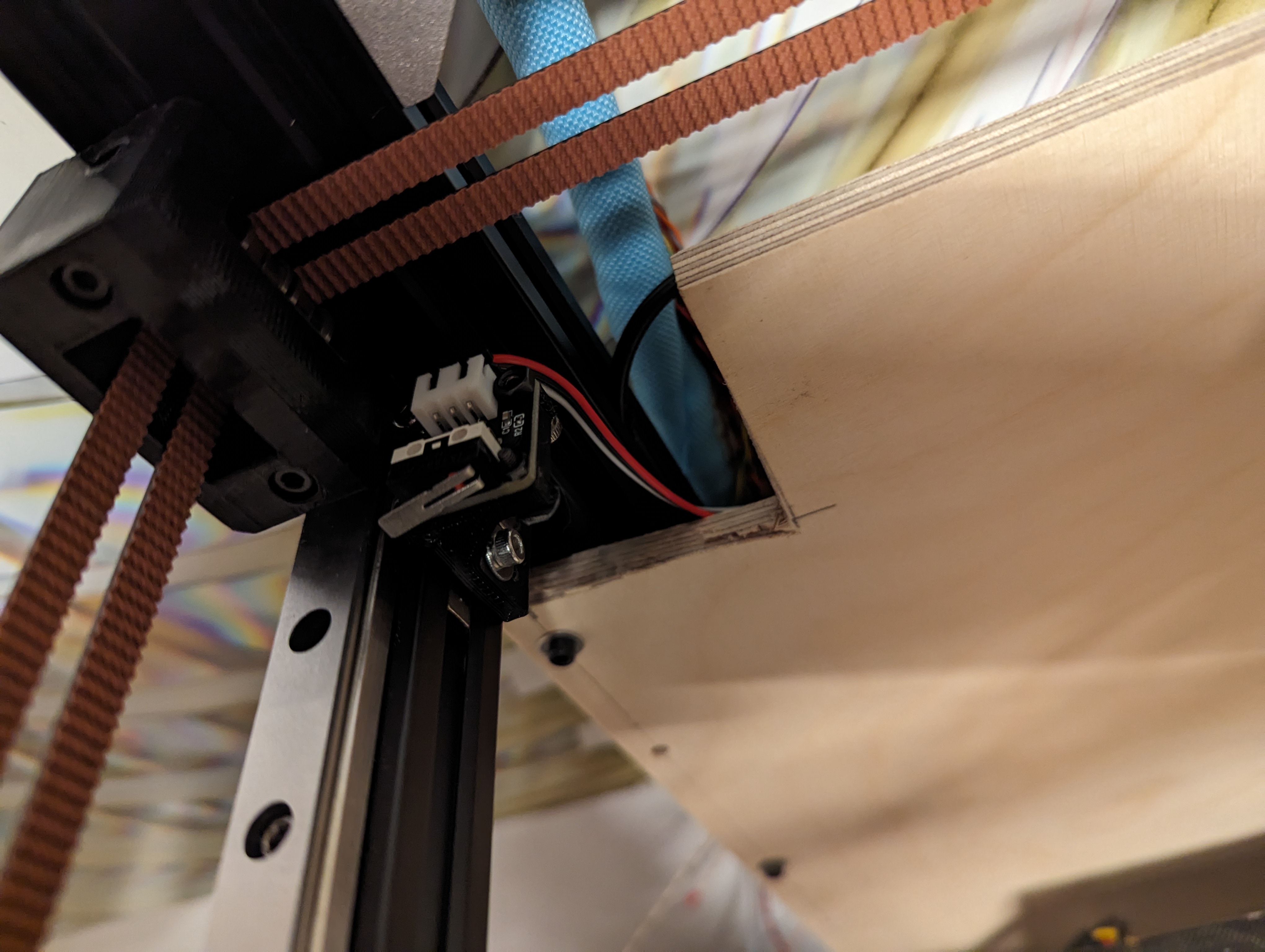 y endstop carrier for microswitch pcb for 2020 profiles