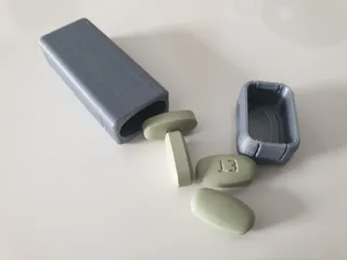 Compact Pill Bottle for PrEP (emtricitabine/tenofovir disoproxil)
