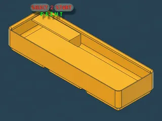 1x3x2,5 Bin | Lable | Gridfinity | Deskorganizer | Tool | select2stertPrint