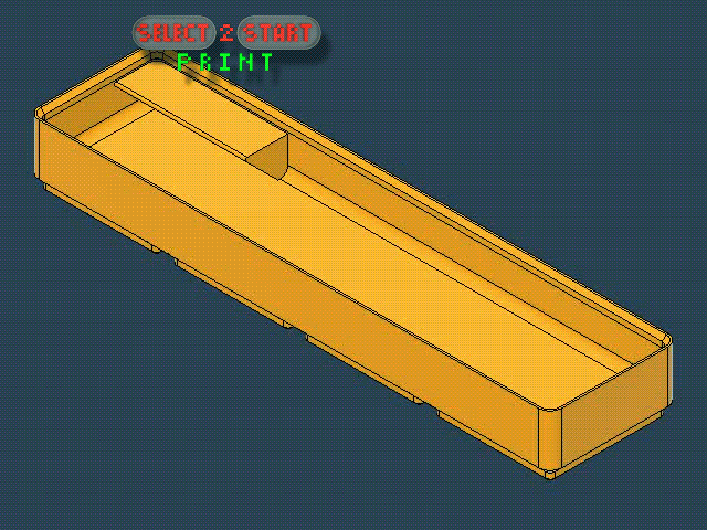 1x4x2,5 Bin | Lable | Gridfinity | Deskorganizer | Tool | select2stertPrint