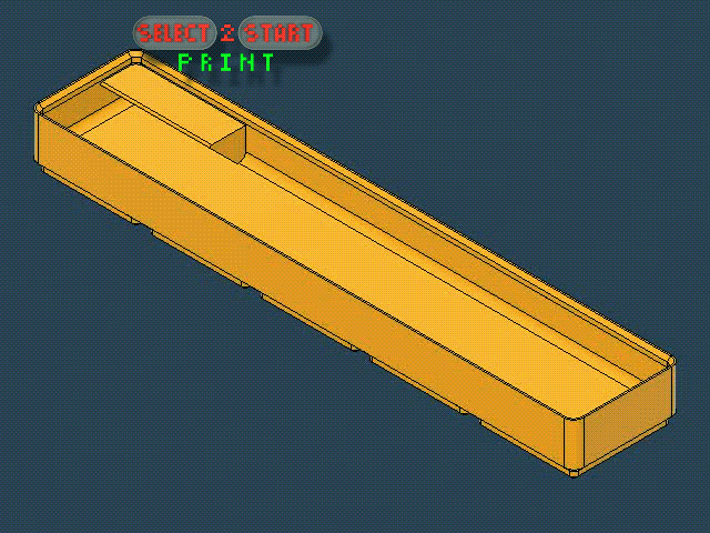 1x5x2,5 Bin | Lable | Gridfinity | Deskorganizer | Tool | select2stertPrint