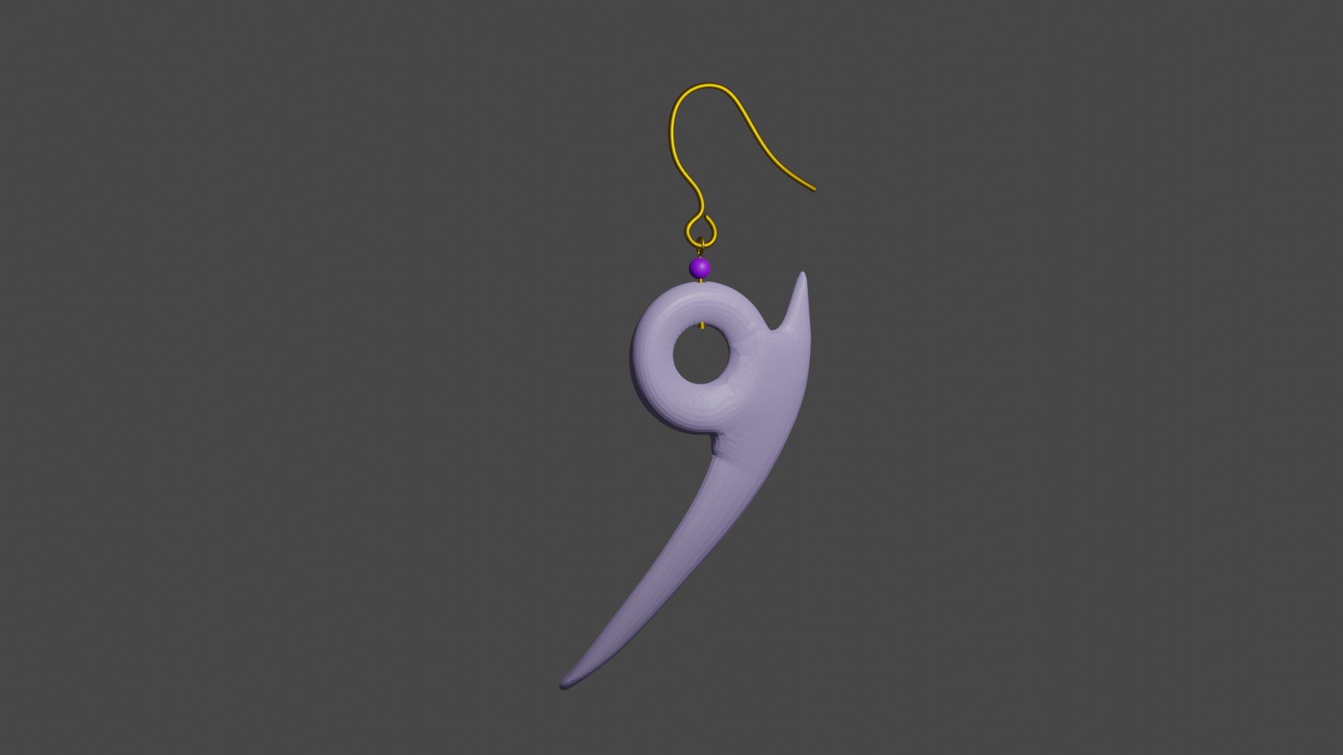 Naruto - Orochimaru Earrings/Charm (Fan art)
