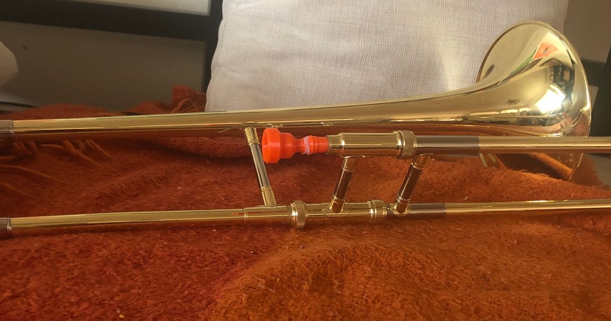 Trumpet Mouthpiece for Trombone by Ronen Klimczak Download free STL