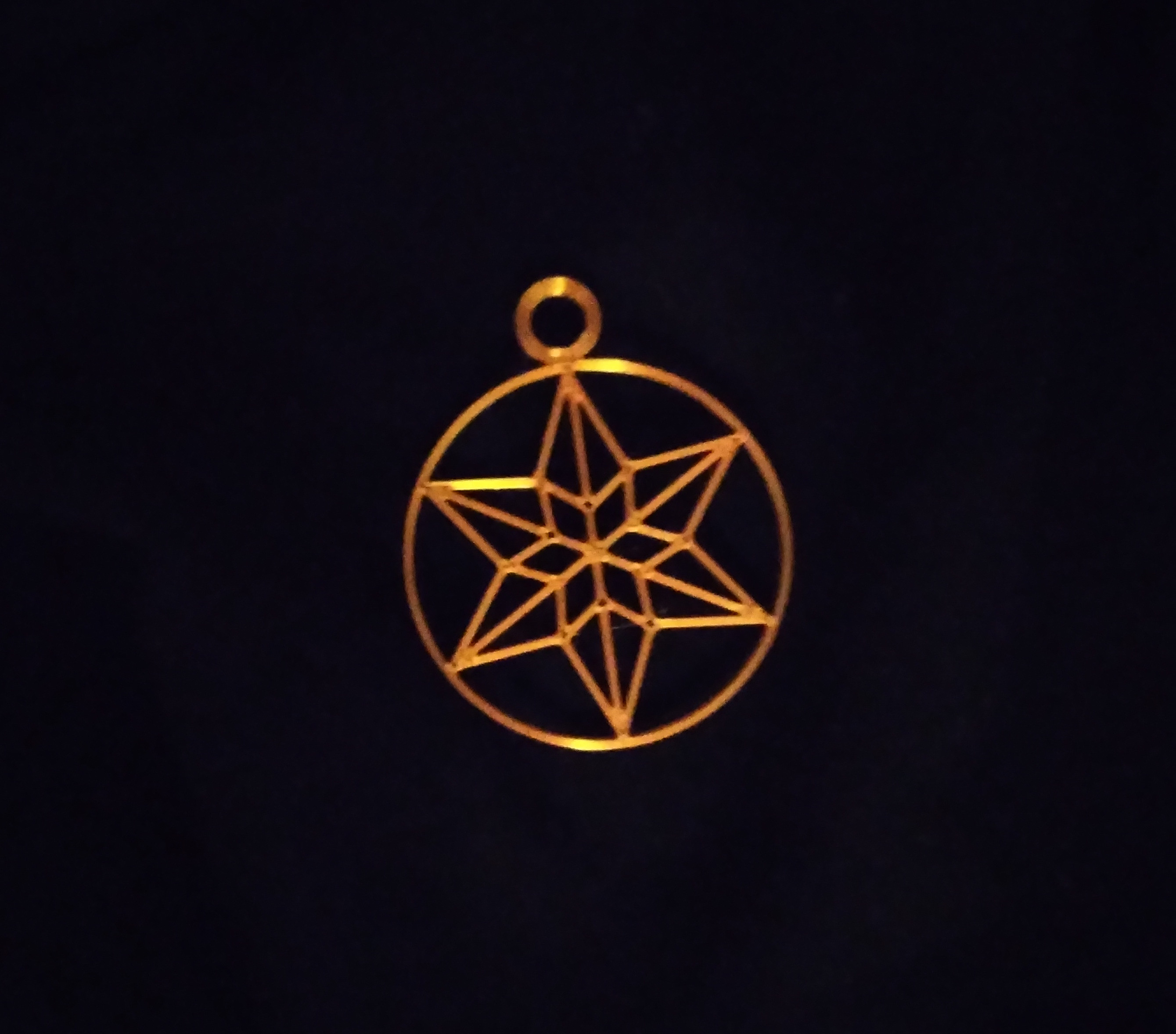Ringed Star Amulet / Earring