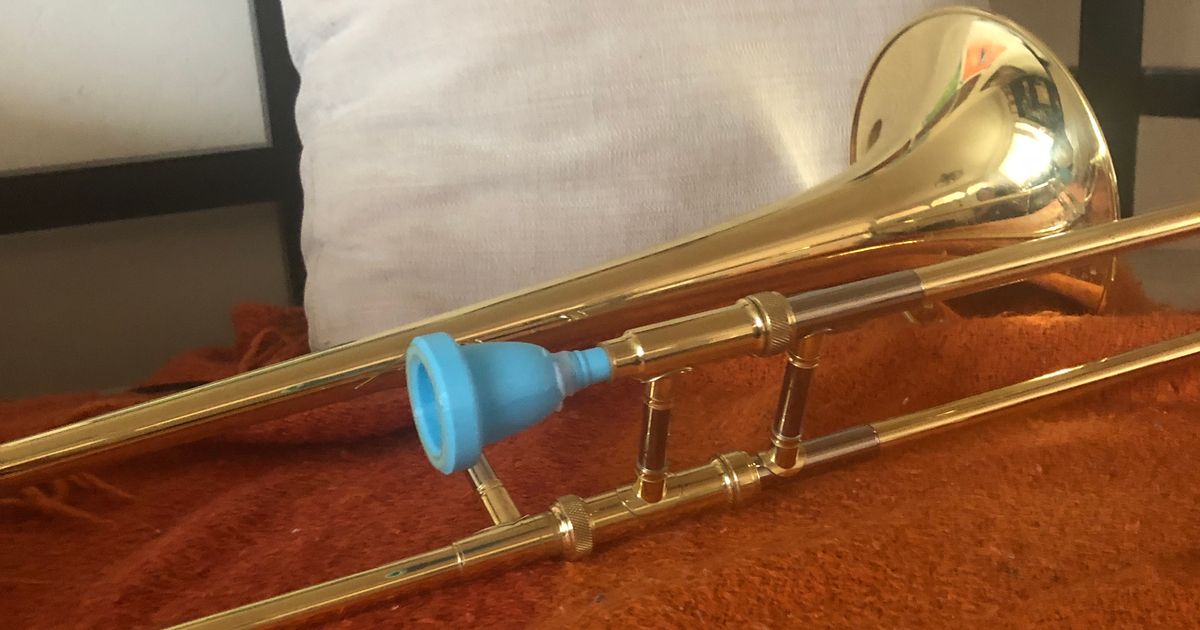 Tuba mouthpiece for trombone by Ronen Klimczak Download free STL